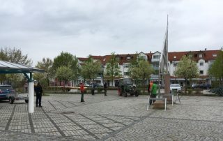 Maibaum Aufbau 2016