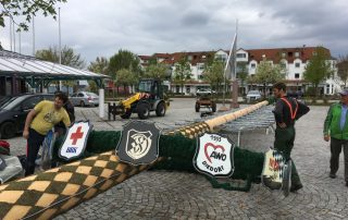 Maibaum Aufbau 2016