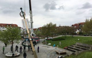 Maibaum Aufbau 2016