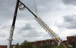 Maibaum Aufbau 2016