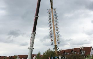 Maibaum Aufbau 2016