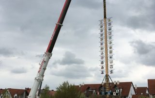 Maibaum Aufbau 2016