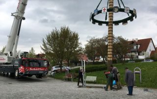 Maibaum Aufbau 2016