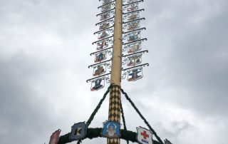 Maibaum Aufbau 2016