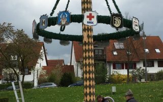 Maibaum Aufbau 2016