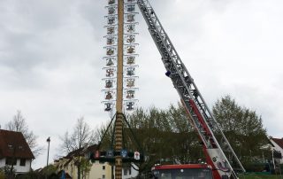 Maibaum Aufbau 2016