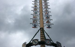 Maibaum Aufbau 2016